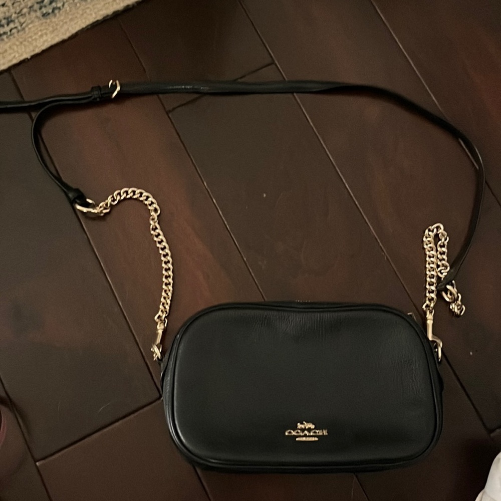 Coach crossbody black bag